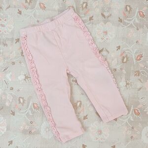 Leggings with Side Ruffles: 6-9m